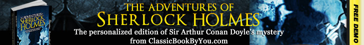 Personalized Sherlock Holmes from Classic Book By You