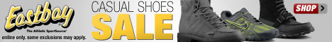 Sale Casual Shoes at Eastbay.com!!  Online Only, Some Exclusions May Apply.