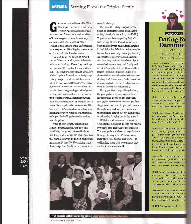 Atlanta Magazine on Prisonworld