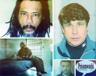 From Top L, counterclockwise - Larry Hoover, Bernie Madoff, Demetrius Flenory, & Rod Blagojevich
